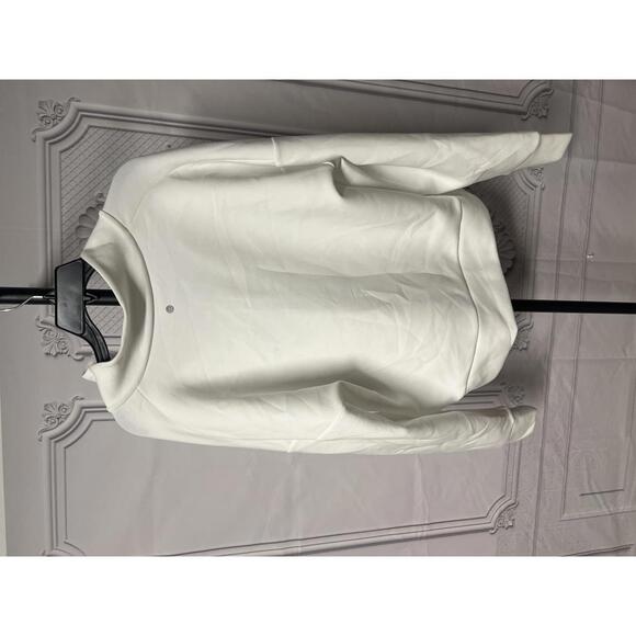 Calia Women's Pure White Soft Scuba 1/4 Zip Sweatshirt - Picture 6 of 6